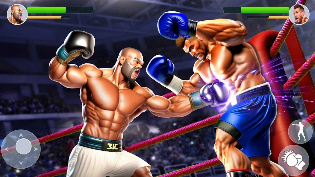 Скачать взломанную Boxing Heros: Fighting Games (Тэг Боксинг Игры)  [МОД Меню] — последняя версия apk на Андроид screen 1