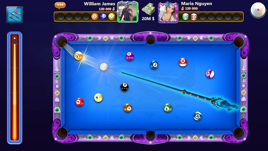 Скачать взлом 8 Ball Offline — Billiard Pool (Шар Оффлайн)  [МОД Menu] — полная версия apk на Андроид screen 2