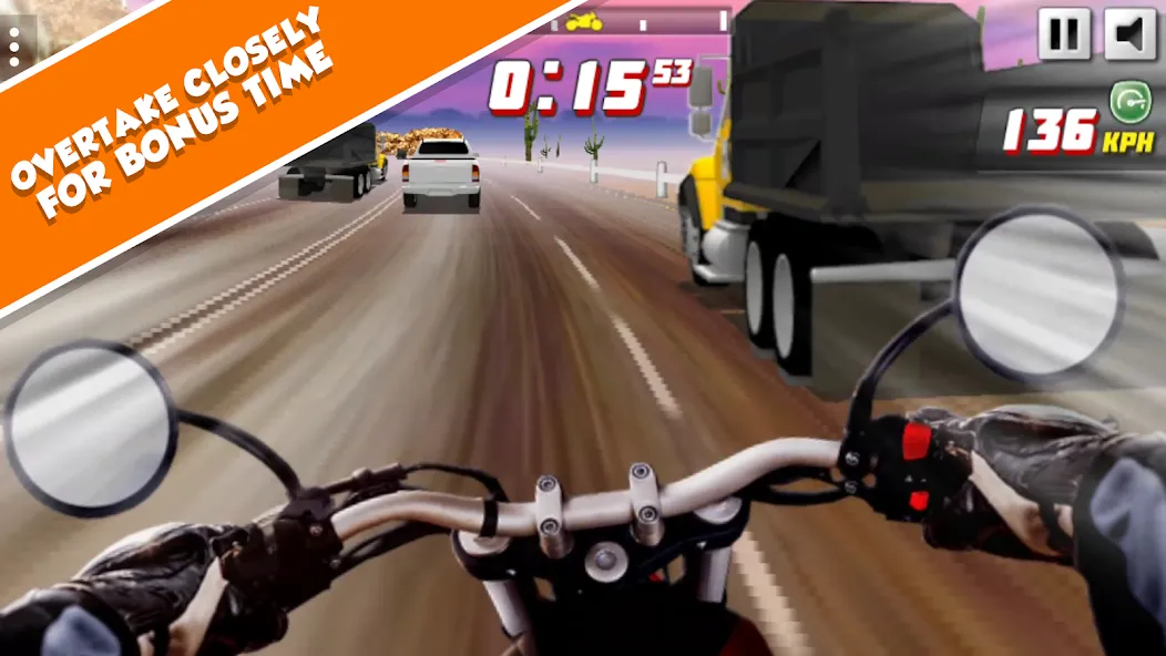 Скачать взлом Highway Rider Extreme — 3D Mot (Хайвей Райдер Экстрим)  [МОД Много денег] — стабильная версия apk на Андроид screen 3