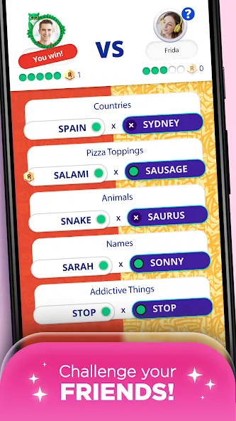 Скачать взломанную Stop 2 — Word Trivia Game  [МОД Unlocked] — стабильная версия apk на Андроид screen 2