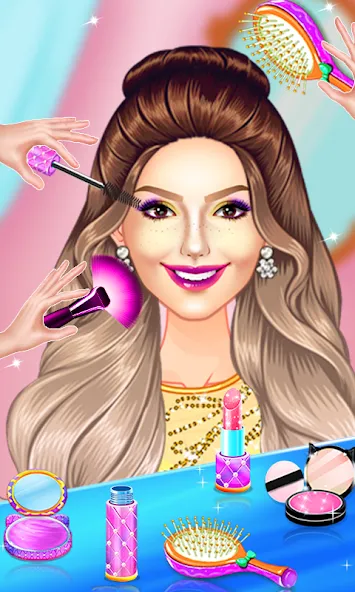 Скачать взлом Makeup idol:Doll makeover 2024 (Роял Долл)  [МОД Menu] — полная версия apk на Андроид screen 2