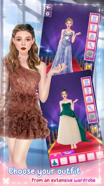 Скачать взлом Fashion Stylist: Dress Up Game (Фэшн стилист)  [МОД Много денег] — последняя версия apk на Андроид screen 3