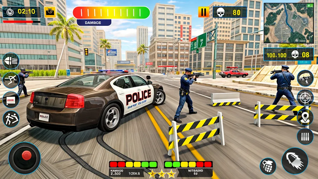 Взломанная US Police Shooting Crime City  [МОД Бесконечные деньги] — полная версия apk на Андроид screen 2