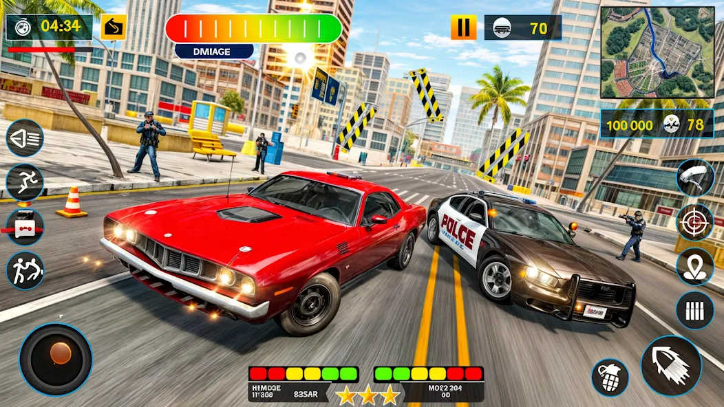 Взломанная US Police Shooting Crime City  [МОД Бесконечные деньги] — полная версия apk на Андроид screen 4