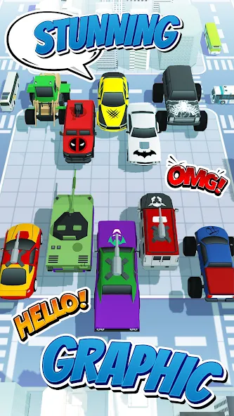 Взломанная Superhero Car Merge Battle  [МОД Бесконечные монеты] — стабильная версия apk на Андроид screen 4