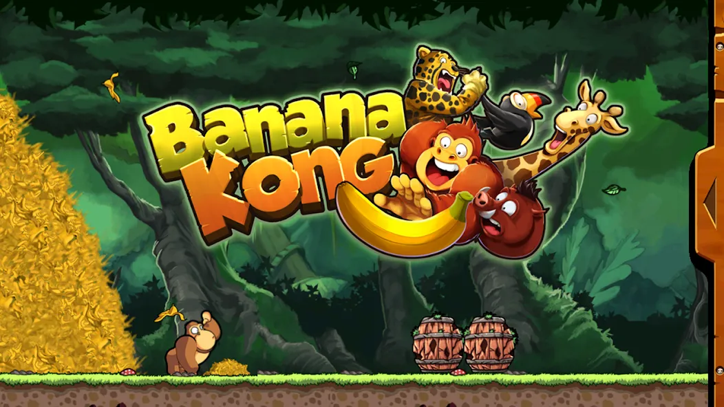 Взломанная Banana Kong (Банана Конг)  [МОД Бесконечные деньги] — стабильная версия apk на Андроид screen 1