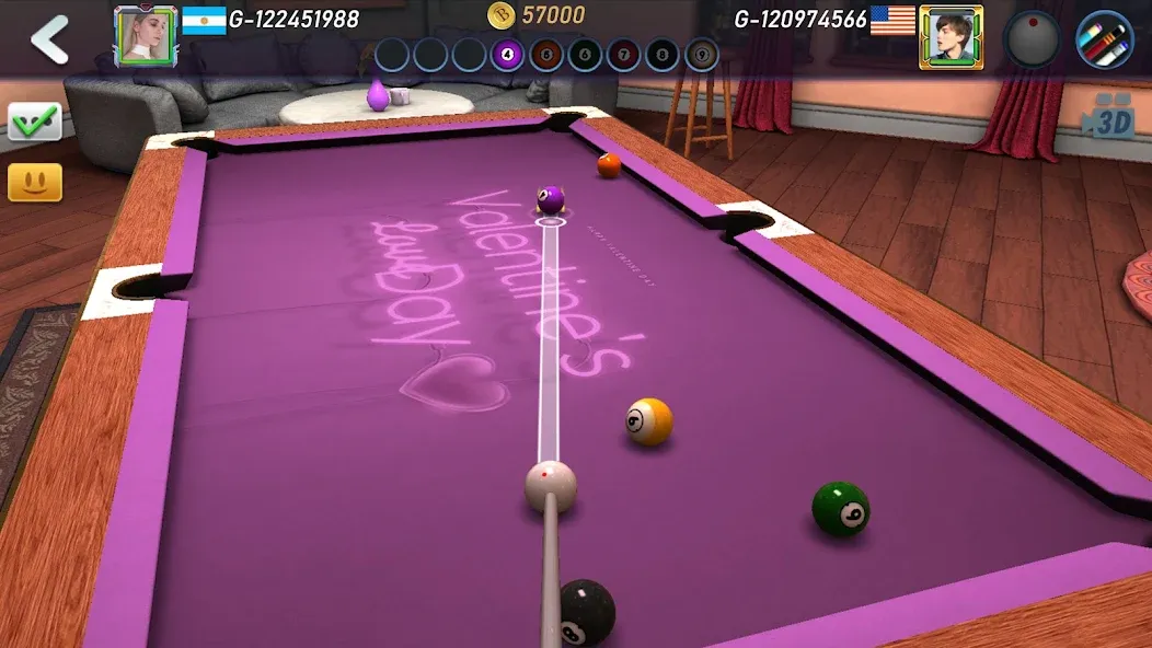 Взлом Real Pool 3D 2 (Риал Пул 3Д 2)  [МОД Unlimited Money] — полная версия apk на Андроид screen 4