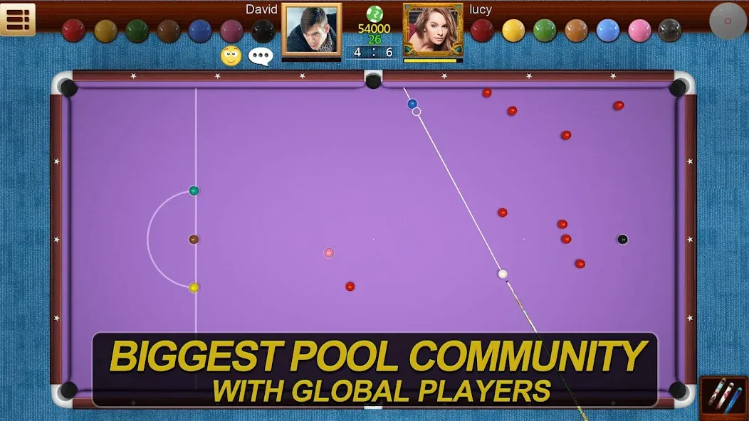 Скачать взломанную Real Pool 3D Online 8Ball Game (Реал Пул 3Д Онлайн 8Бол Гейм)  [МОД Много денег] — стабильная версия apk на Андроид screen 3