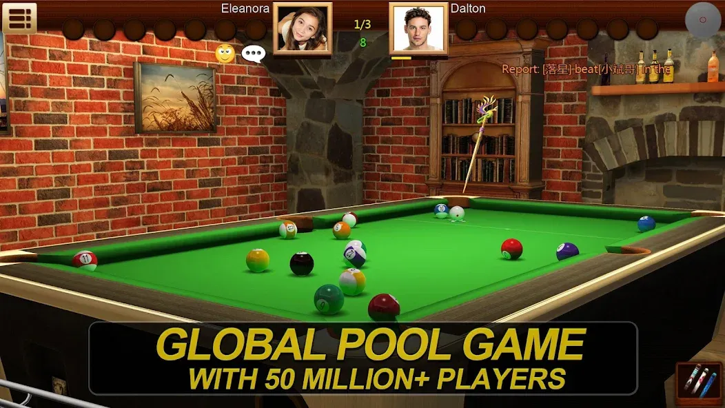 Скачать взломанную Real Pool 3D Online 8Ball Game (Реал Пул 3Д Онлайн 8Бол Гейм)  [МОД Много денег] — стабильная версия apk на Андроид screen 5