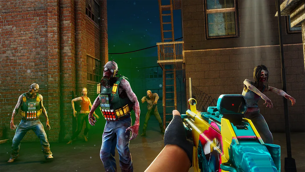 Скачать взлом Zombination — FPS Zombie Games (Зомбинация)  [МОД Menu] — стабильная версия apk на Андроид screen 2