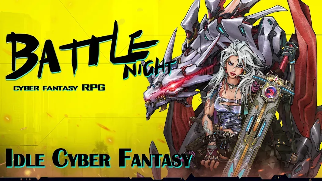 Скачать взломанную Battle Night: Cyberpunk RPG (Бэтл Найт)  [МОД Меню] — стабильная версия apk на Андроид screen 1