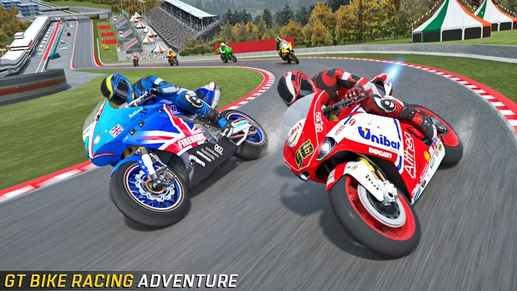 Скачать взлом GT Bike Racing: Moto Bike Game  [МОД Бесконечные монеты] — стабильная версия apk на Андроид screen 1