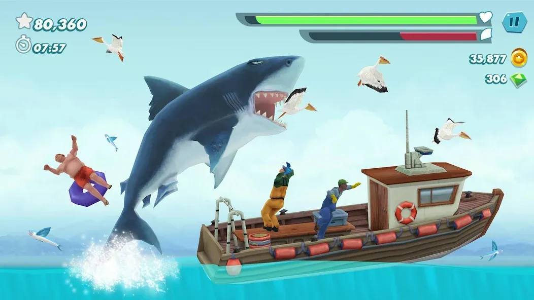 Взломанная Hungry Shark Evolution (Хангри Шарк Эволюшн)  [МОД Menu] — последняя версия apk на Андроид screen 5