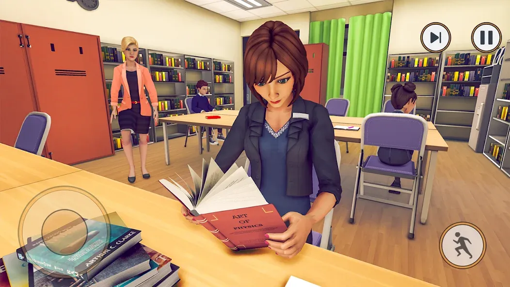 Скачать взлом High School Teacher Simulator  [МОД Бесконечные монеты] — полная версия apk на Андроид screen 4