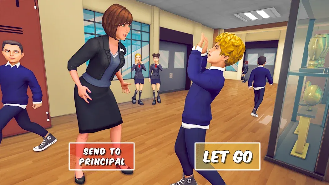 Скачать взлом High School Teacher Simulator  [МОД Бесконечные монеты] — полная версия apk на Андроид screen 5