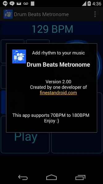 Взломанная Drum Beats Metronome  [МОД Бесконечные деньги] — стабильная версия apk на Андроид screen 4