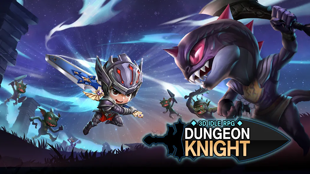 Скачать взлом Dungeon Knight (Данжен Найт)  [МОД Mega Pack] — стабильная версия apk на Андроид screen 1