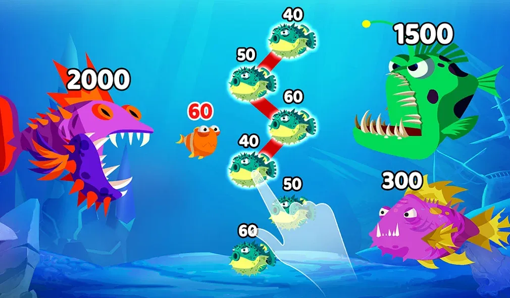 Скачать взлом Fish Town IO: Mini Aquarium (Фиш Таун Ай Ой)  [МОД Много монет] — полная версия apk на Андроид screen 1