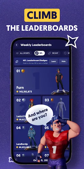 Скачать взлом Fliff — Sports Picks (Флифф)  [МОД Меню] — последняя версия apk на Андроид screen 4