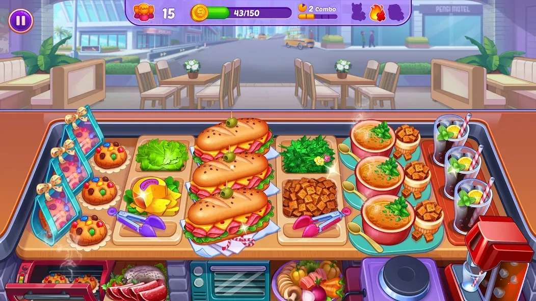 Взломанная Cooking Crush — Cooking Game (Кукинг Краш)  [МОД Много монет] — полная версия apk на Андроид screen 4