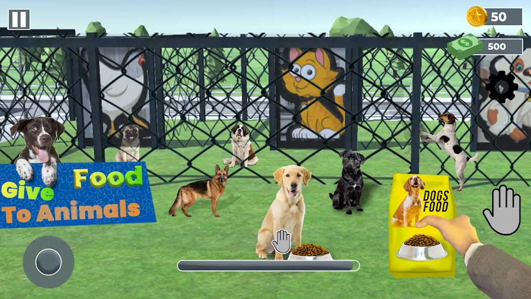 Взломанная Animal Shelter: Pet Rescue 3D  [МОД Unlimited Money] — последняя версия apk на Андроид screen 1