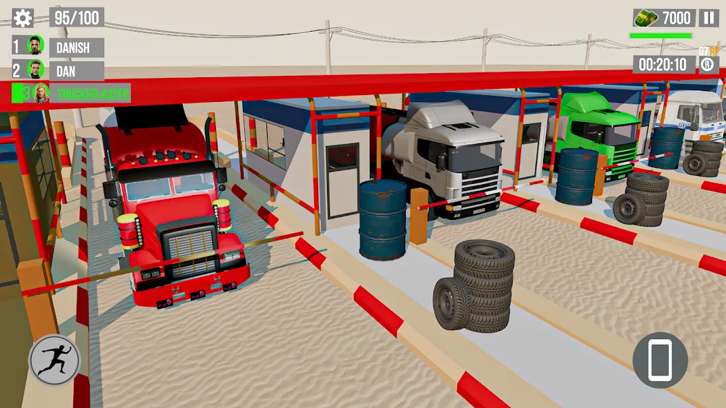 Взломанная Euro Truck Gas Station Games  [МОД Много монет] — стабильная версия apk на Андроид screen 4