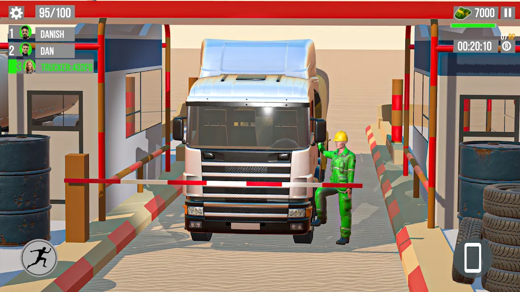 Взломанная Euro Truck Gas Station Games  [МОД Много монет] — стабильная версия apk на Андроид screen 5