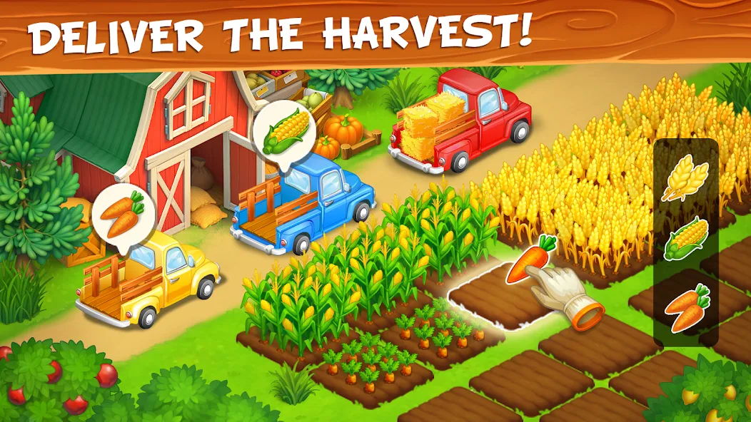 Скачать взлом Farm Town — Family Farming Day (Фарм Таун)  [МОД Menu] — полная версия apk на Андроид screen 2