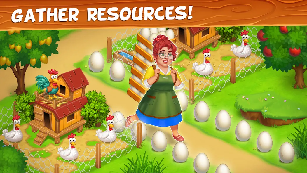 Скачать взлом Farm Town — Family Farming Day (Фарм Таун)  [МОД Menu] — полная версия apk на Андроид screen 3