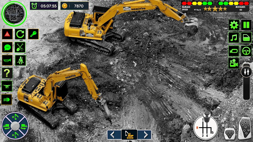 Скачать взломанную Real Road Construction Games (Реал Роад Конструкшн Геймс)  [МОД Много денег] — стабильная версия apk на Андроид screen 3
