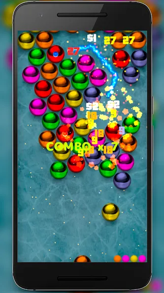 Скачать взлом Magnetic balls bubble shoot  [МОД Бесконечные деньги] — стабильная версия apk на Андроид screen 3