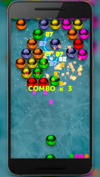 Скачать взлом Magnetic balls bubble shoot  [МОД Бесконечные деньги] — стабильная версия apk на Андроид screen 4