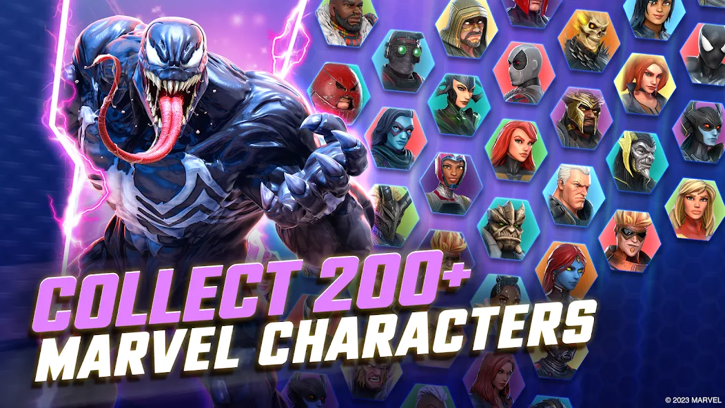 Взломанная MARVEL Strike Force: Squad RPG (Марвел Страйк Форс)  [МОД Mega Pack] — последняя версия apk на Андроид screen 2