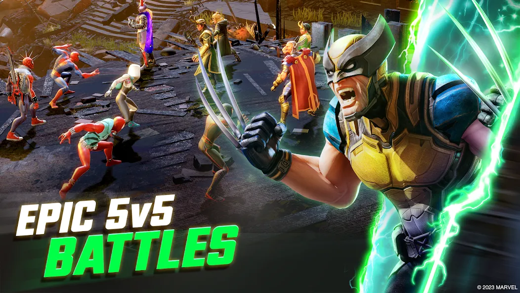 Взломанная MARVEL Strike Force: Squad RPG (Марвел Страйк Форс)  [МОД Mega Pack] — последняя версия apk на Андроид screen 3