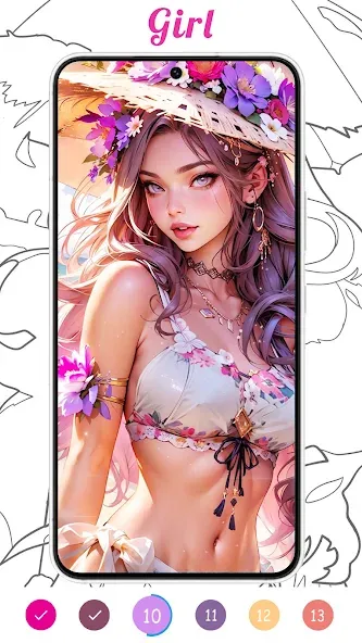Скачать взлом Coloring Games-Color By Number  [МОД Unlimited Money] — стабильная версия apk на Андроид screen 3