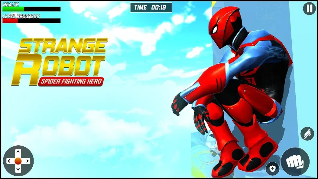 Скачать взлом Strange Robot Spider hero Game  [МОД Unlocked] — полная версия apk на Андроид screen 1