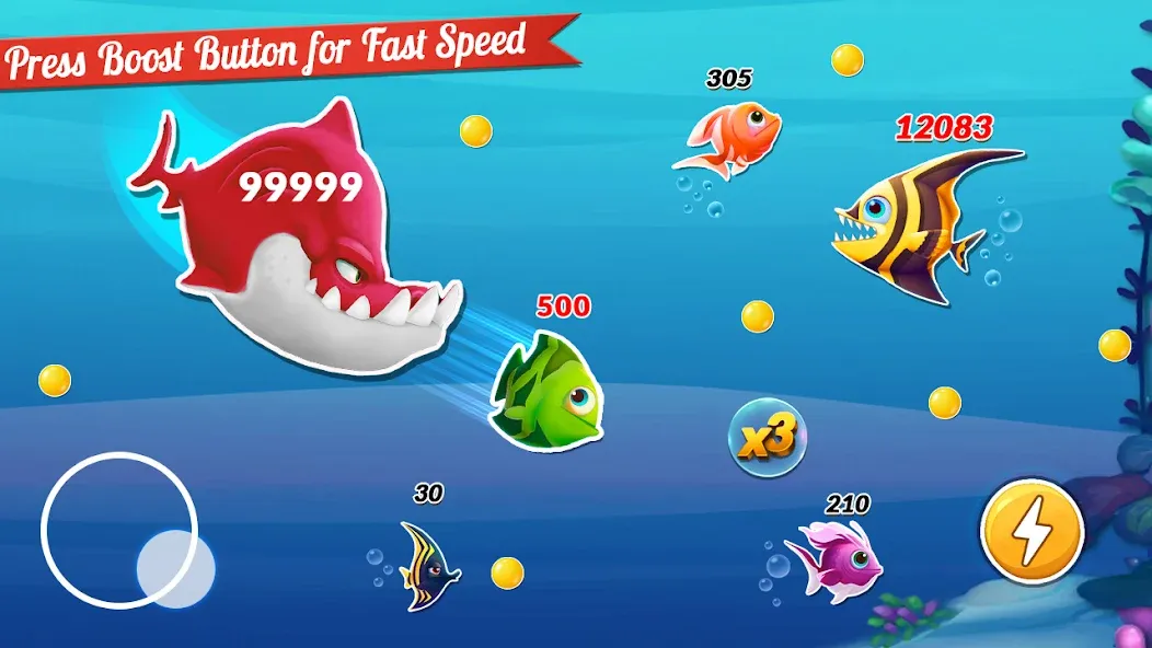 Взломанная Fish.IO Fish Games Shark Games (Фиш Ай О Фиш Геймс Шарк Геймс)  [МОД Unlocked] — последняя версия apk на Андроид screen 1