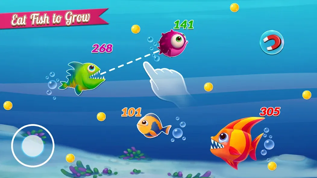 Взломанная Fish.IO Fish Games Shark Games (Фиш Ай О Фиш Геймс Шарк Геймс)  [МОД Unlocked] — последняя версия apk на Андроид screen 5