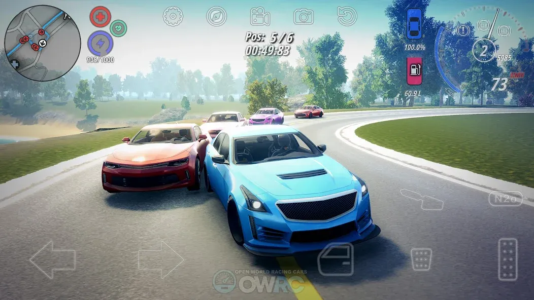 Скачать взломанную OWRC: Open World Racing Cars (ОВРК )  [МОД Все открыто] — последняя версия apk на Андроид screen 5