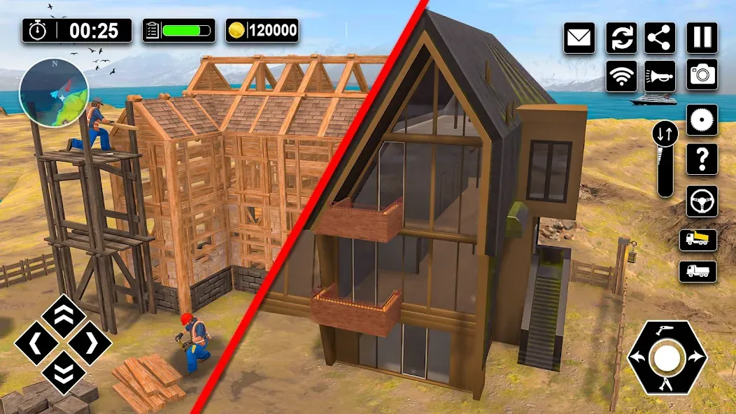 Взлом Wood House Construction Game  [МОД Много денег] — последняя версия apk на Андроид screen 4