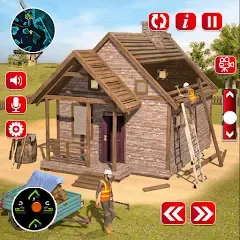 Wood House Construction Game