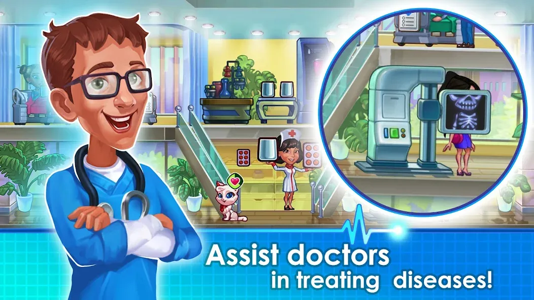 Скачать взломанную Doctor Dash ASMR Hospital (Клиника Дэш Безумный Госпиталь)  [МОД Меню] — последняя версия apk на Андроид screen 4