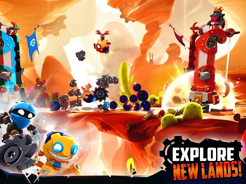 Скачать взлом Badland Brawl (Бэдлэнд Броул)  [МОД Menu] — последняя версия apk на Андроид screen 3