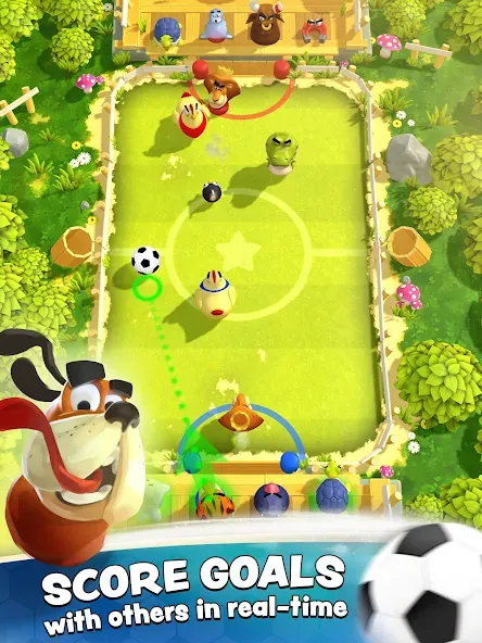 Взломанная Rumble Stars Football (Рамбл Старс)  [МОД Все открыто] — полная версия apk на Андроид screen 1