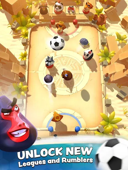 Взломанная Rumble Stars Football (Рамбл Старс)  [МОД Все открыто] — полная версия apk на Андроид screen 2