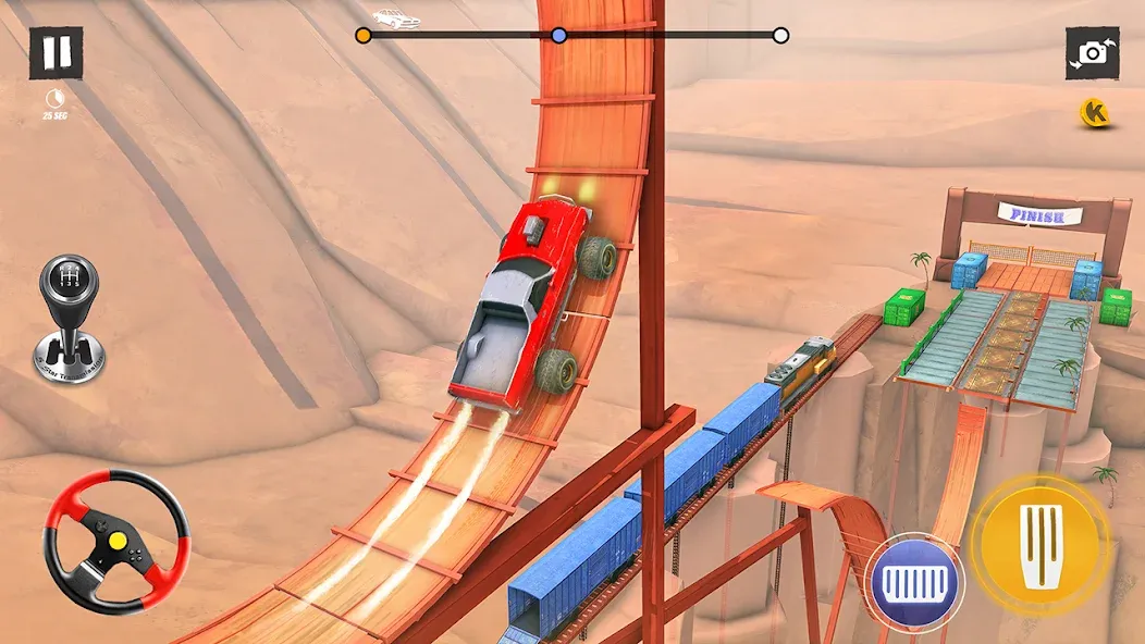 Взломанная Car Stunt Games 3D Car Games  [МОД Menu] — последняя версия apk на Андроид screen 5