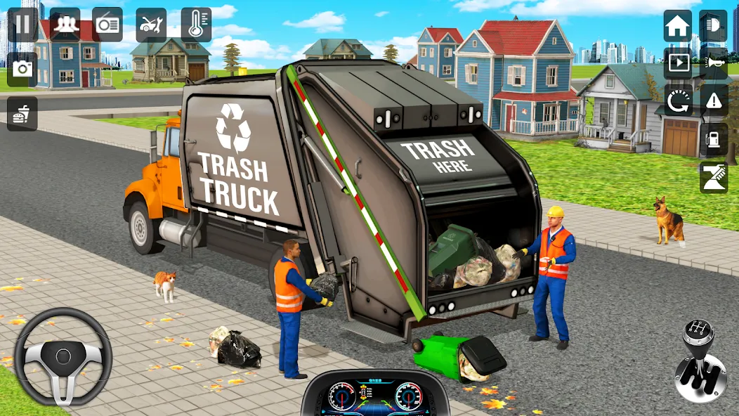 Взломанная Trash Truck Games Simulator 3D  [МОД Menu] — последняя версия apk на Андроид screen 4