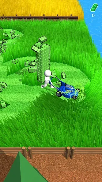 Скачать взлом Stone Grass: Mowing Simulator (Стоун Грасс)  [МОД Меню] — полная версия apk на Андроид screen 2