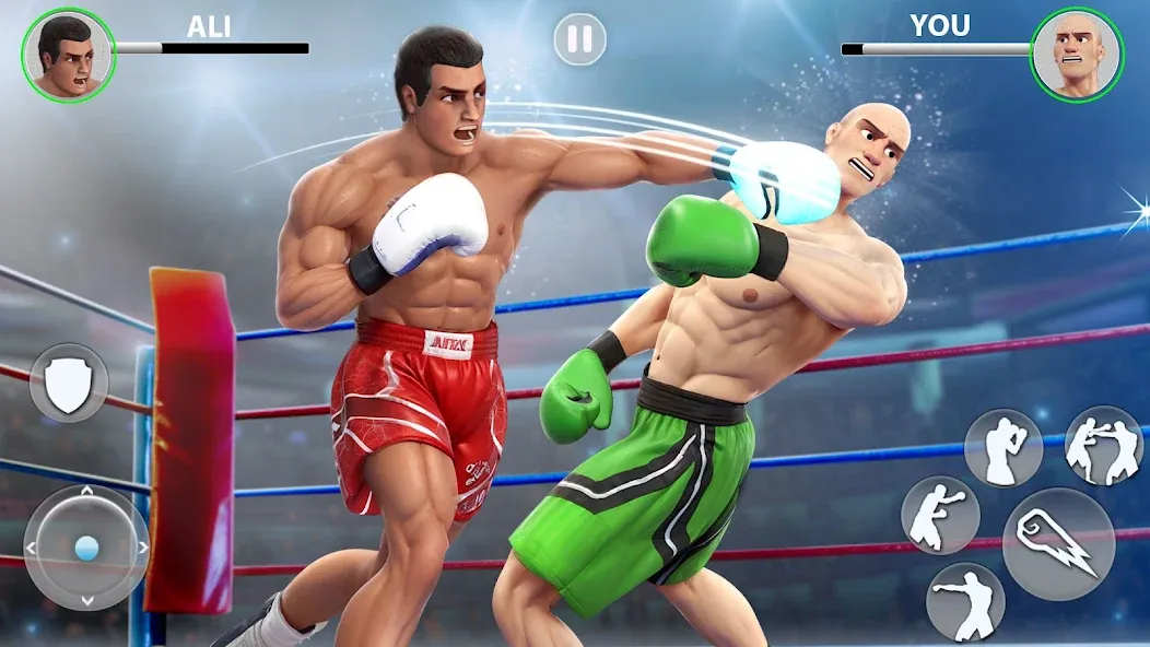 Взломанная Kick Boxing Games: Fight Game  [МОД Бесконечные монеты] — полная версия apk на Андроид screen 2