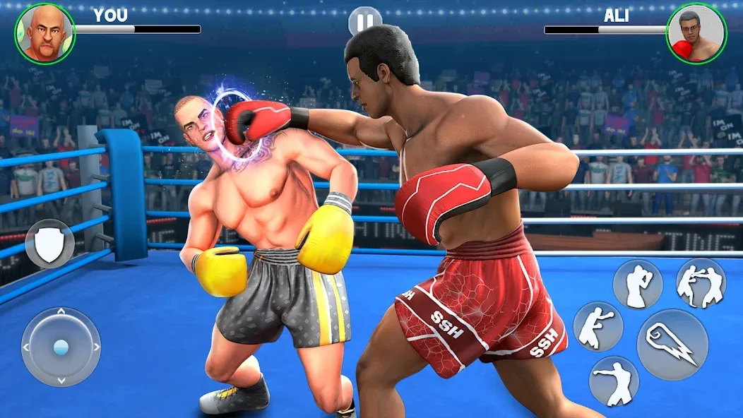 Взломанная Kick Boxing Games: Fight Game  [МОД Бесконечные монеты] — полная версия apk на Андроид screen 3